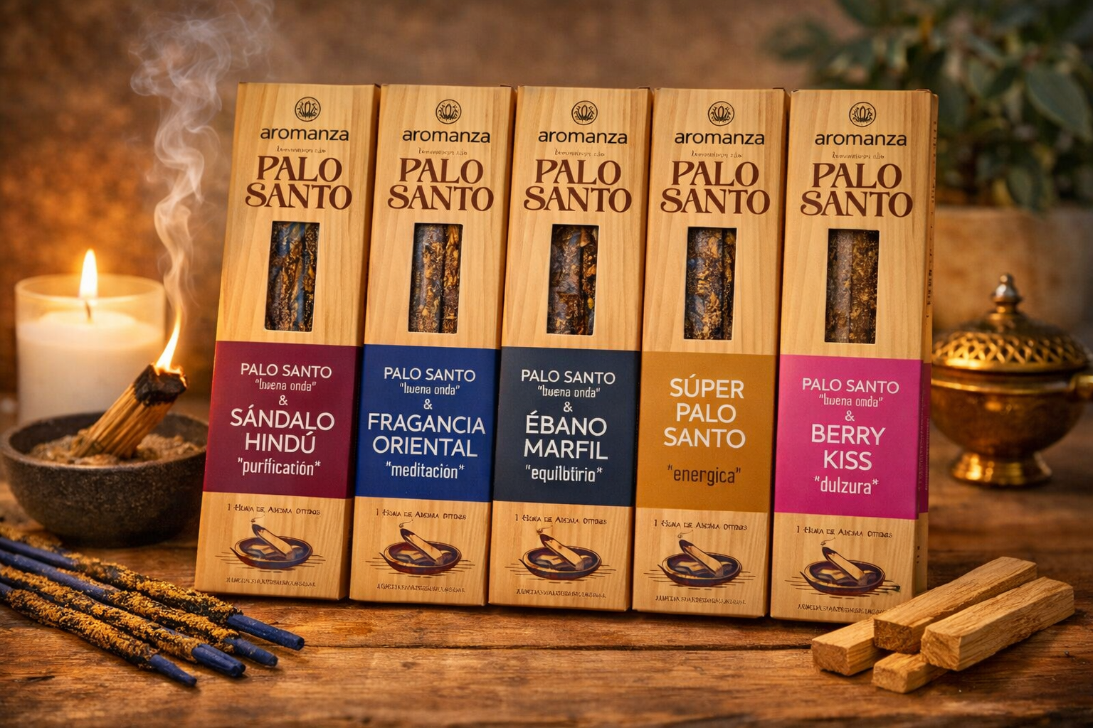 קטורת מקלות פאלו סנטו ריאל צ'מפה