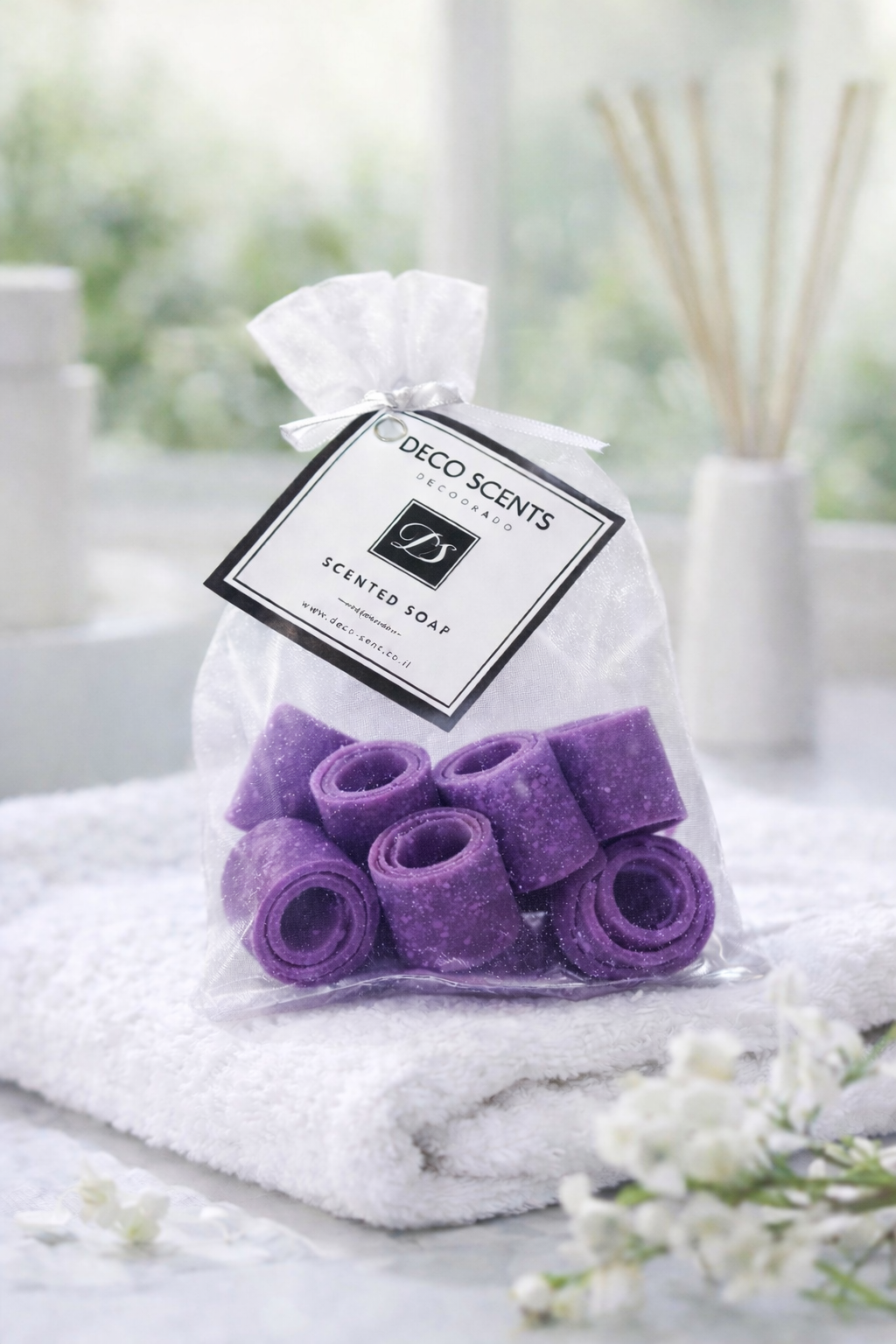 שבבי סבון וניל לבנדר פצ'ולי