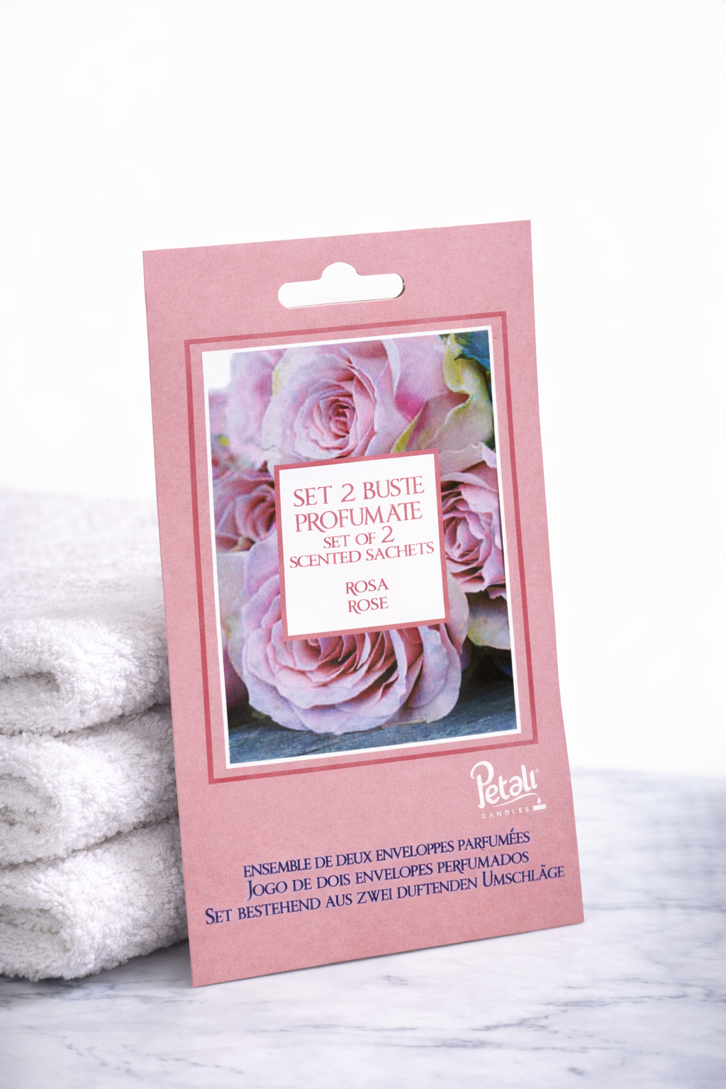 זוג שקיות ריחניות ורדים