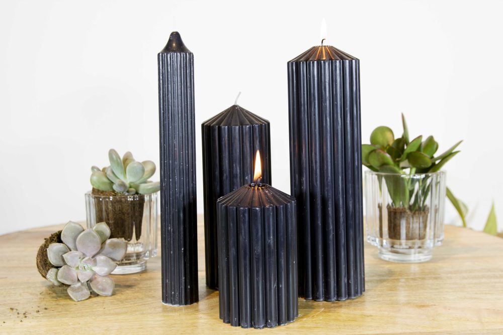 נר STRIP שחור