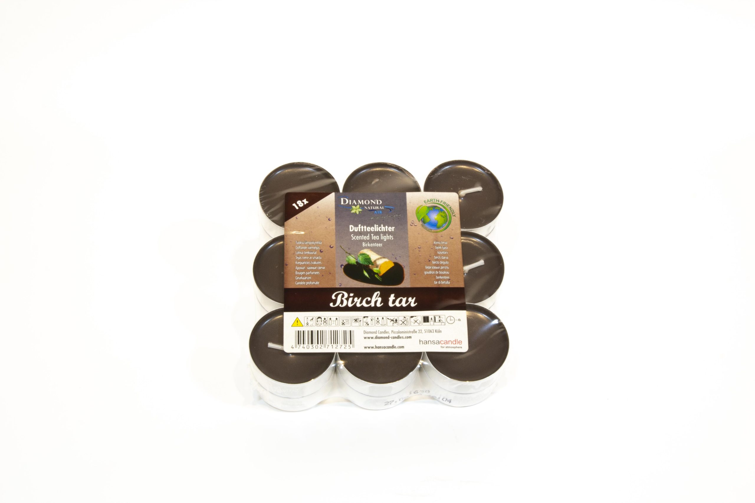 נרות טי לייט ריחניים מדורה 18 יח