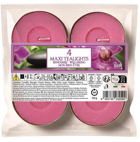 נר ג'מבו טילייט בריח סחלב - ורוד