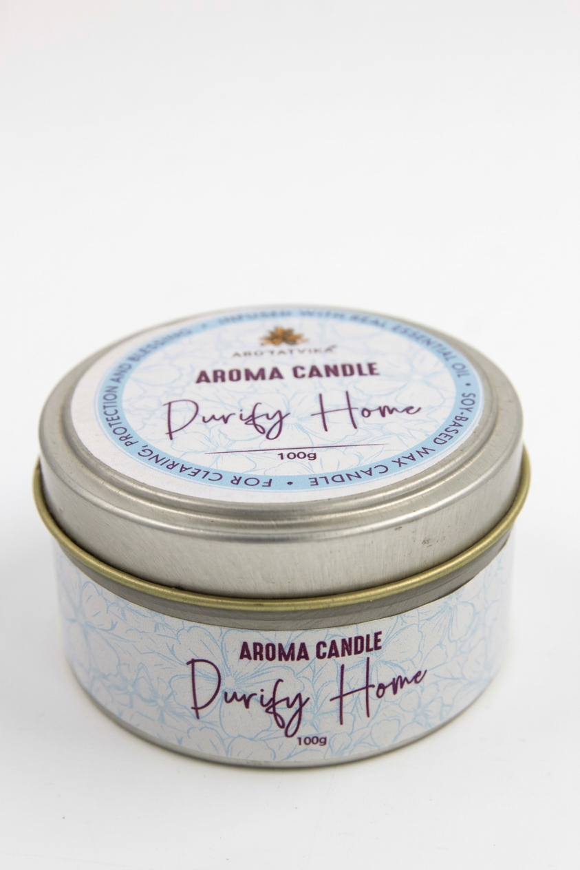 נר בפחית מכסה PURIFY HOME - purify-home