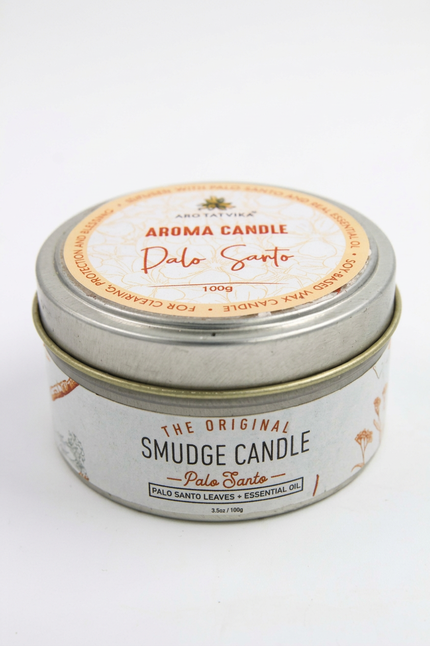 נר משעווה טבעית PALO SANTO