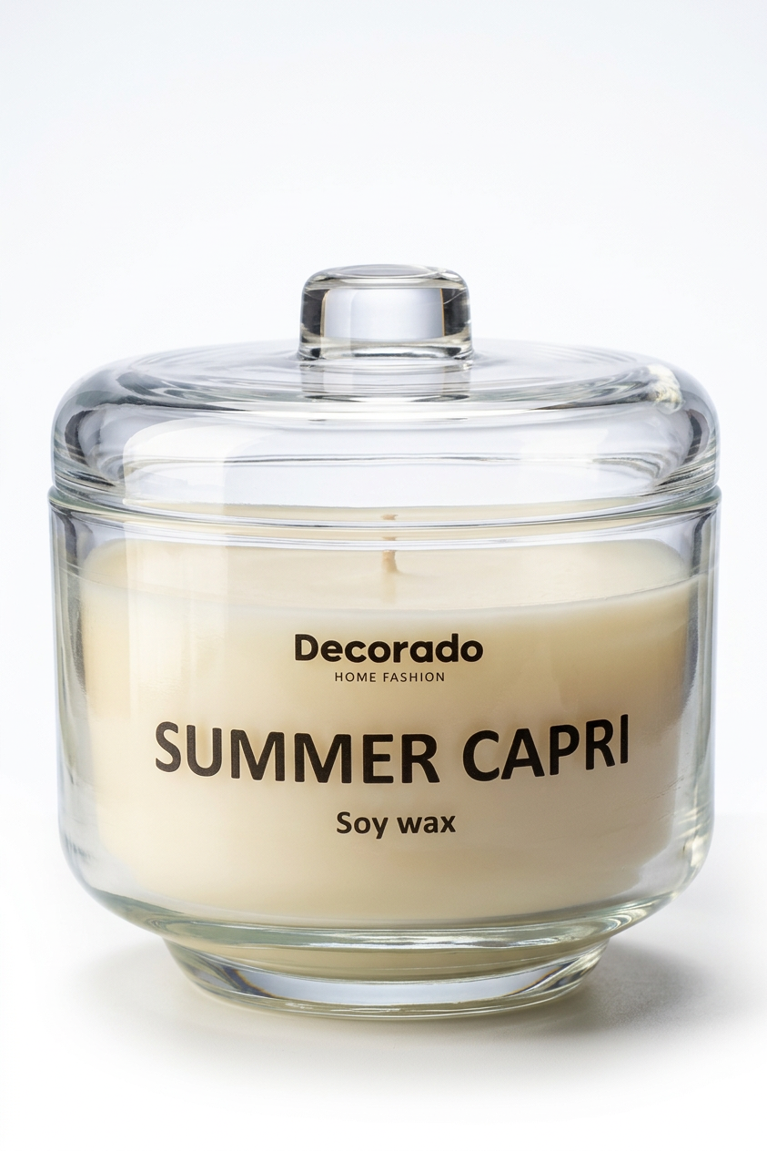 נר סויה לומה SUMMER CAPRI שקוף