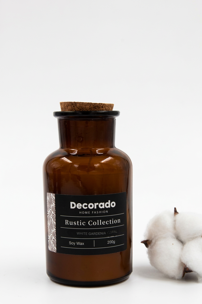 נר סויה רוסטיק LAVENDER EUCALIPTUS