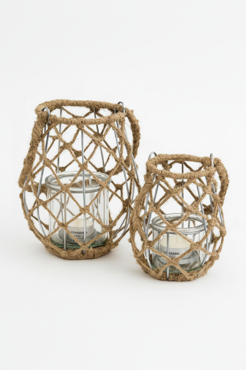 עששית חבלים גדולה 27 סמ