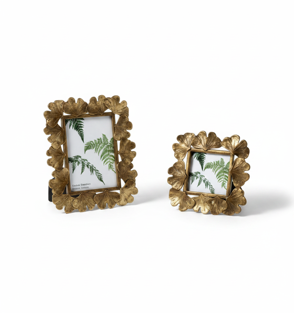 מסגרת עלי זהב 15*15 סמ