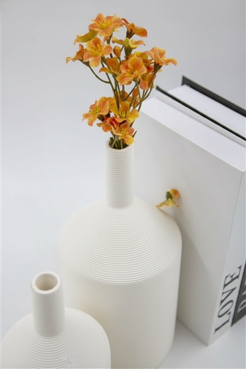 כד חרס ארובה לבן 11/23 סמ