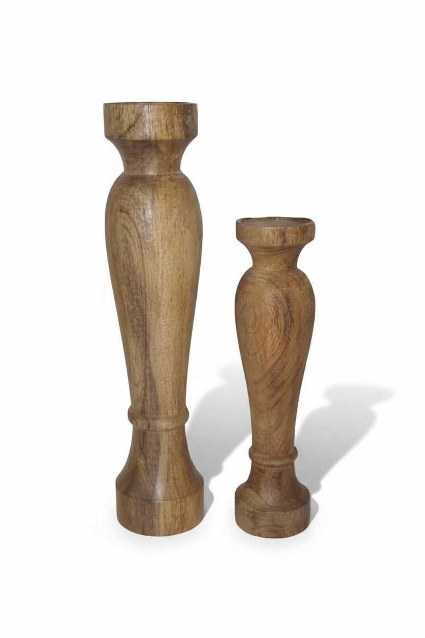 פמוט RUB עץ 38 ס''מ