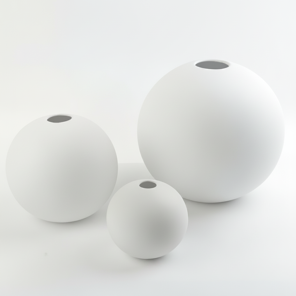 כד חרס SNOW BALL L 18 CM