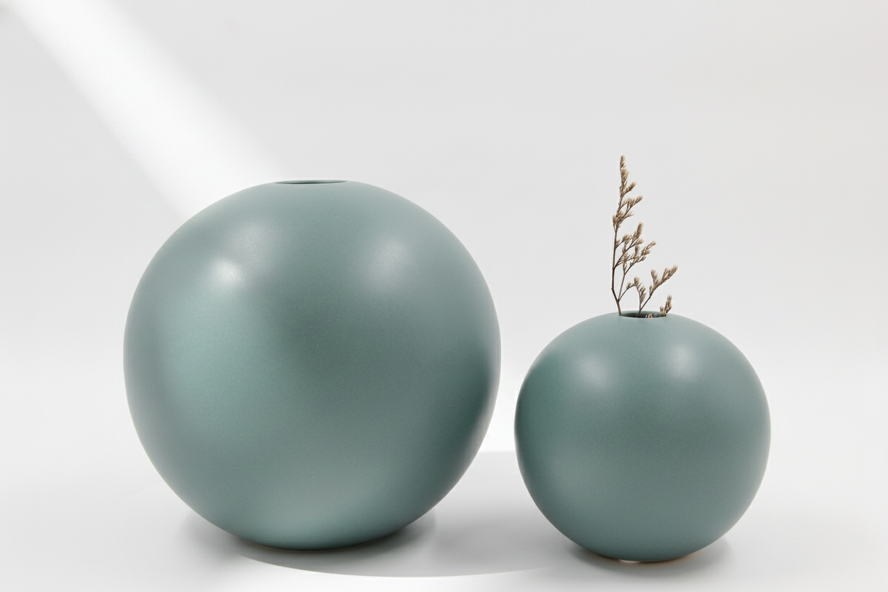 כד חרס כחול 18 ס''מ SNOWBALL