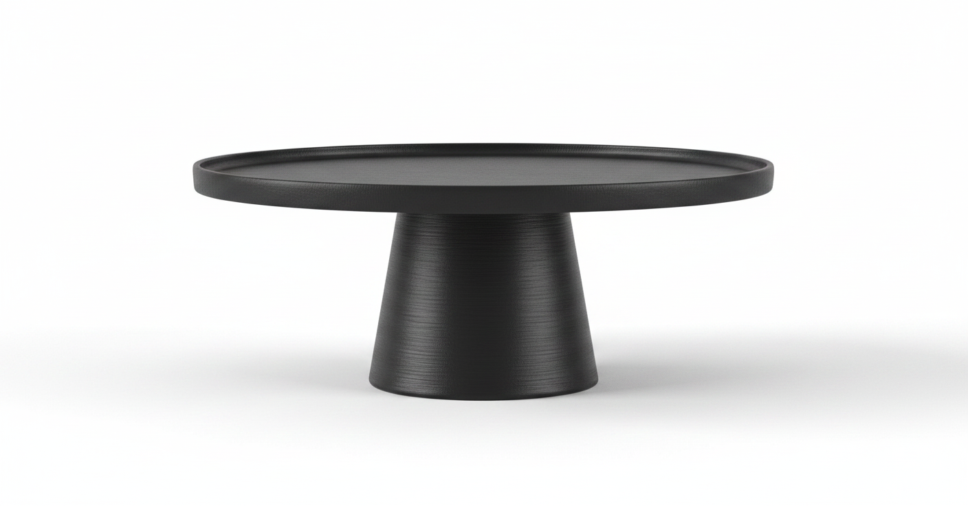 מגש חרס MOON שחור קטן 31*12