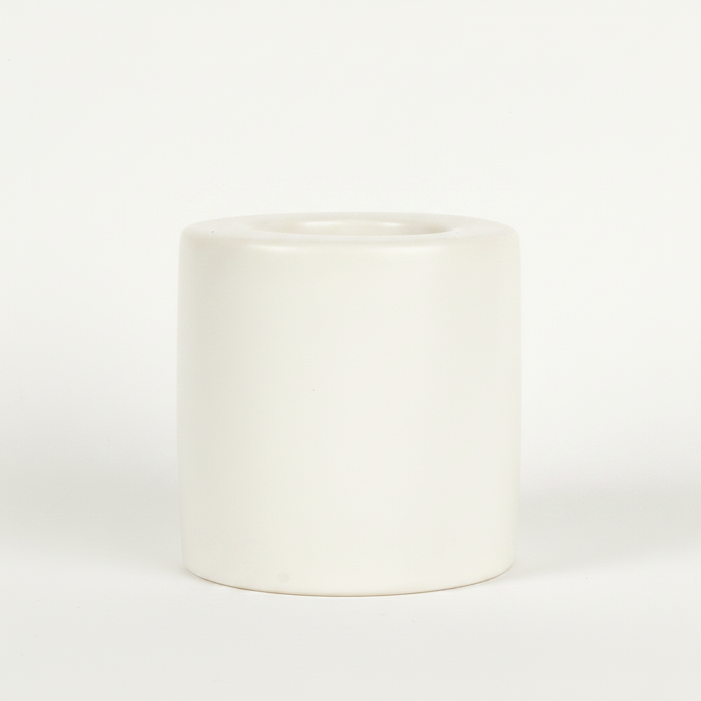 פמוט GALIL לבן רחב 7*7