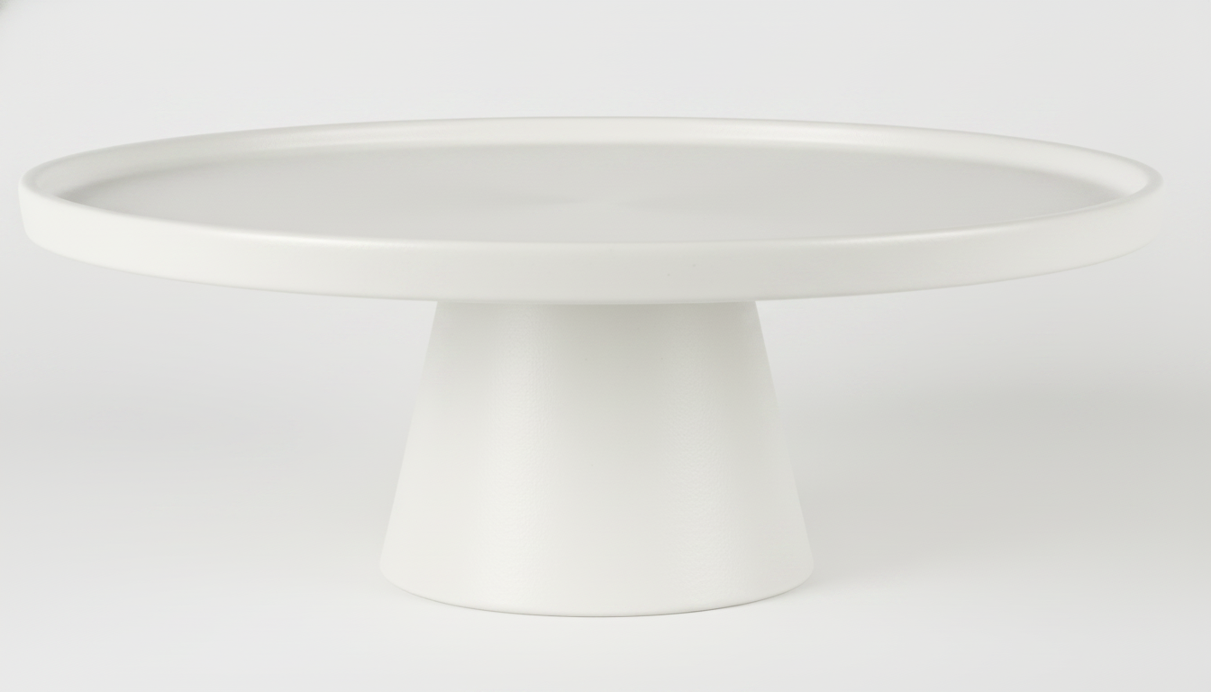 מגש חרס MOON לבן גדול 35*13