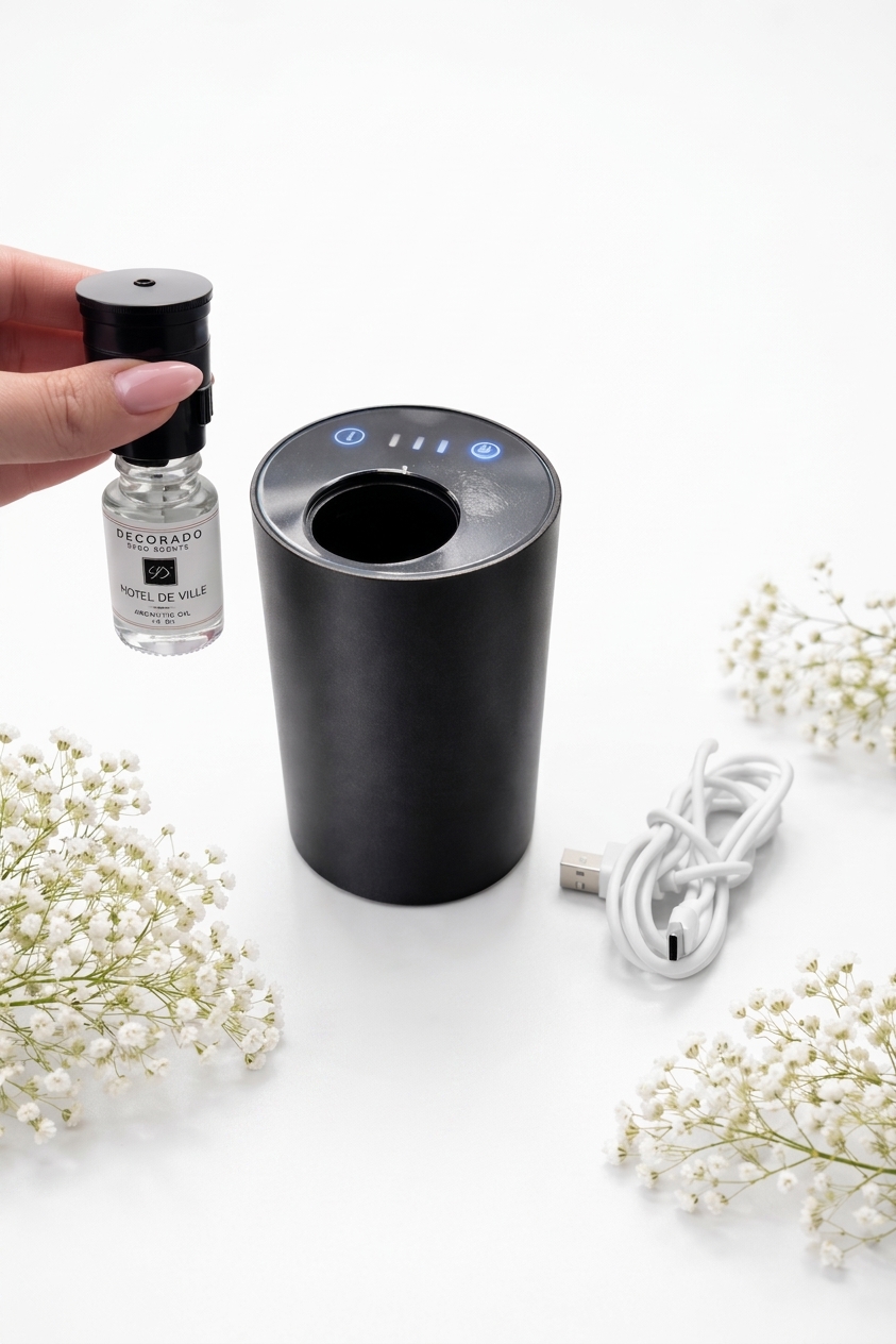 דיפזיוזר חשמלי שחור LUXE