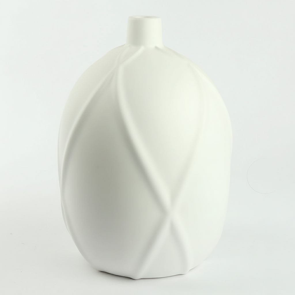 כד חרס YOTA לבן גדול 23*32 ס"מ