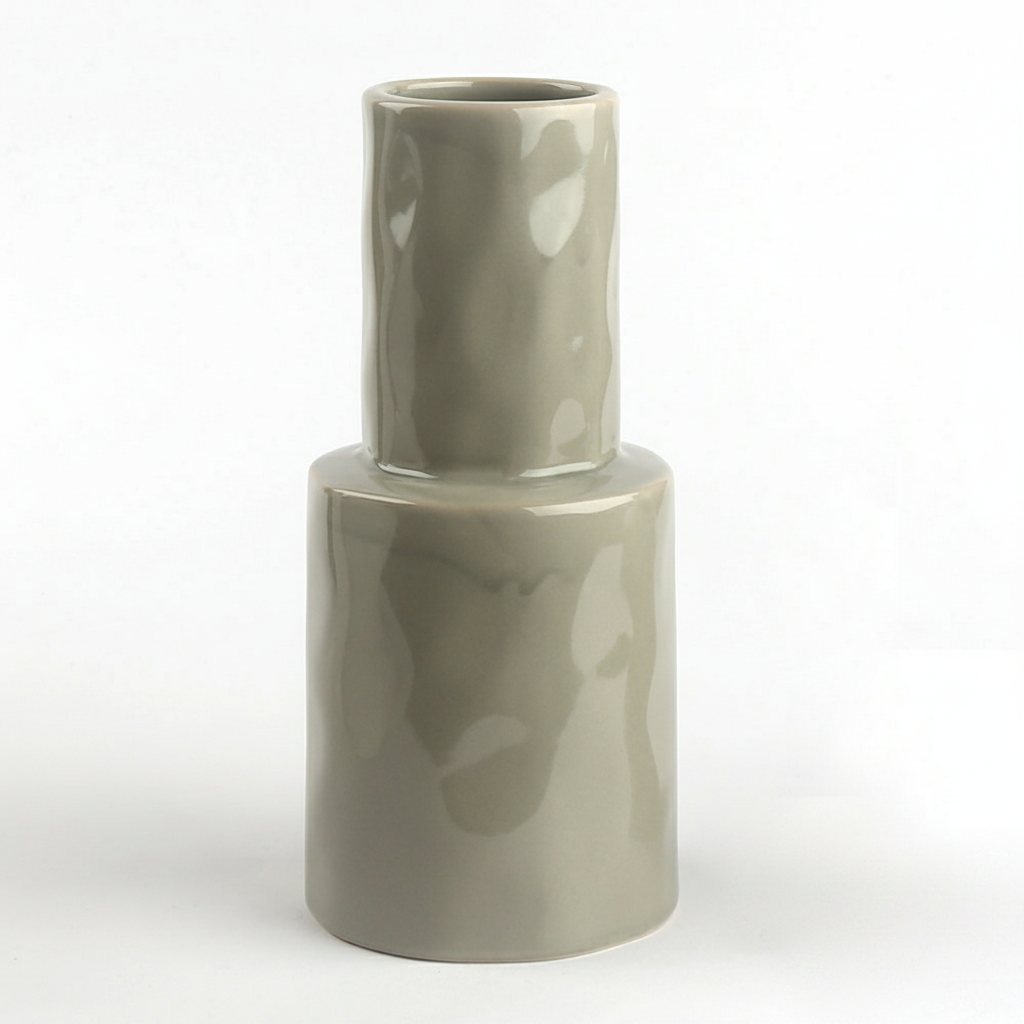 כד חרס BRIK אפור גדול 20*9