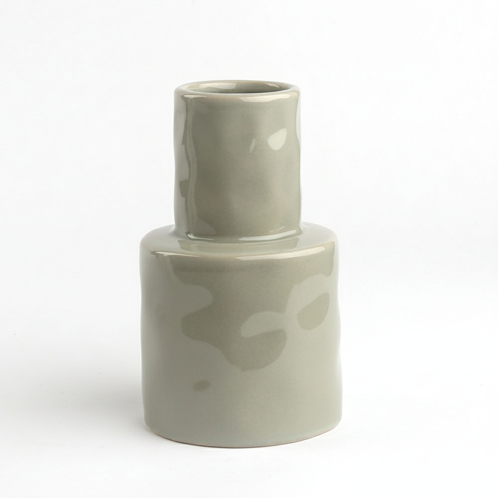 כד חרס BRIK אפור קטן 15*9