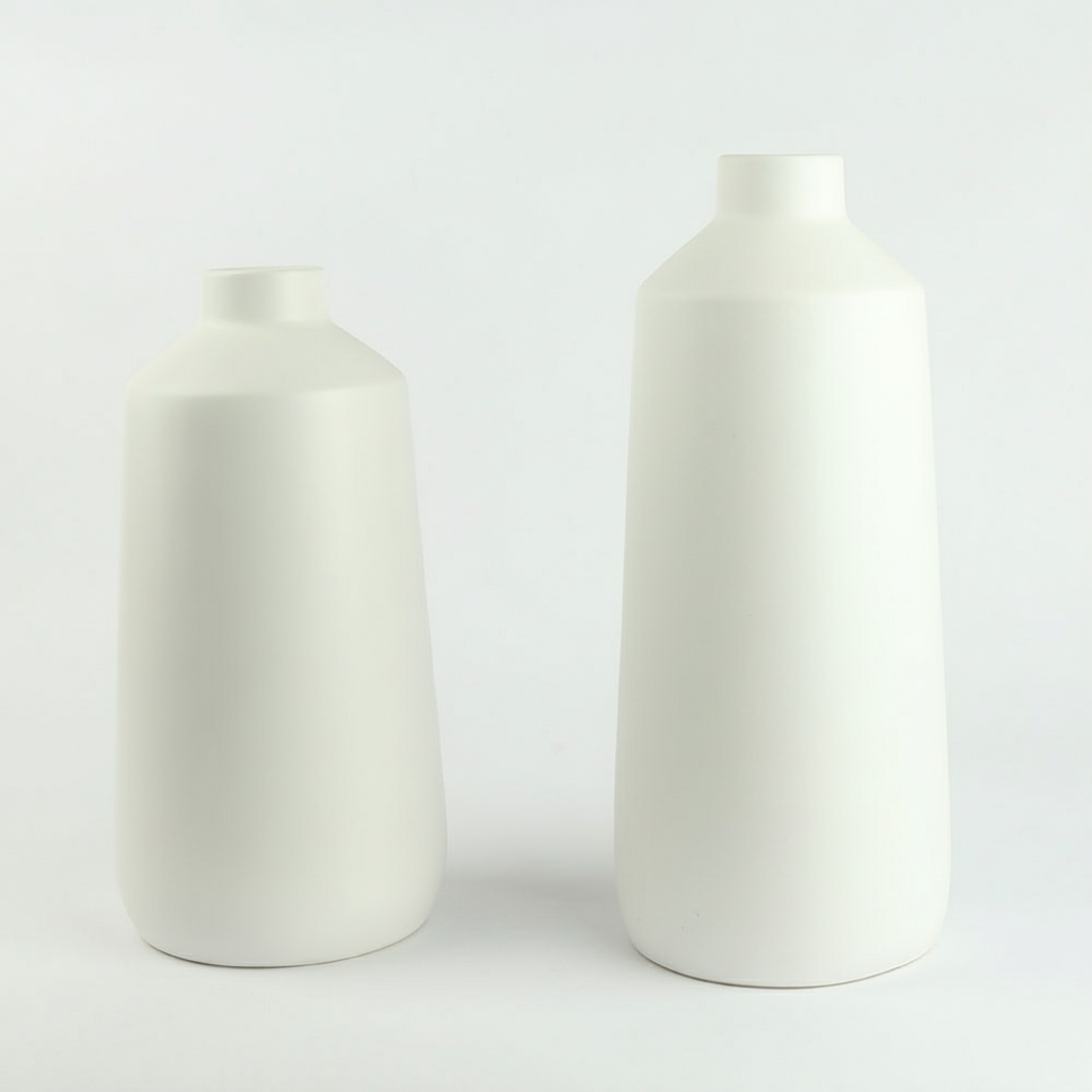 כד חרס NORDO לבן קטן 15*30