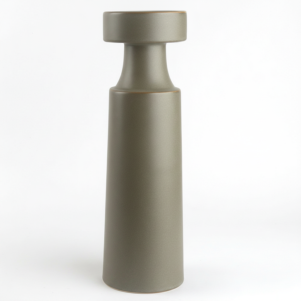 פמוט חרס EVENT אפור גדול 12*50 ס"מ