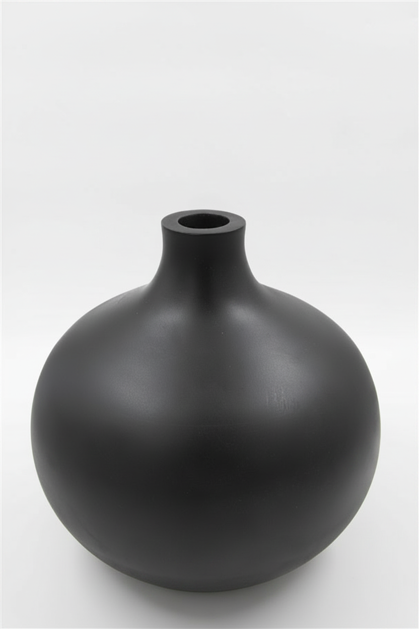 אגרטל עץ 30 ס"מ GIANT שחור