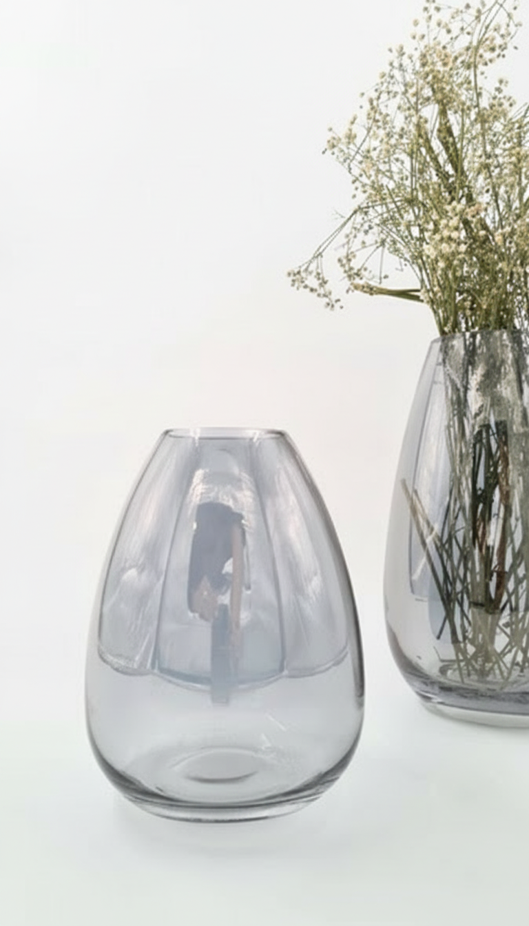 כד זכוכית RAS אפור קטן 15*11