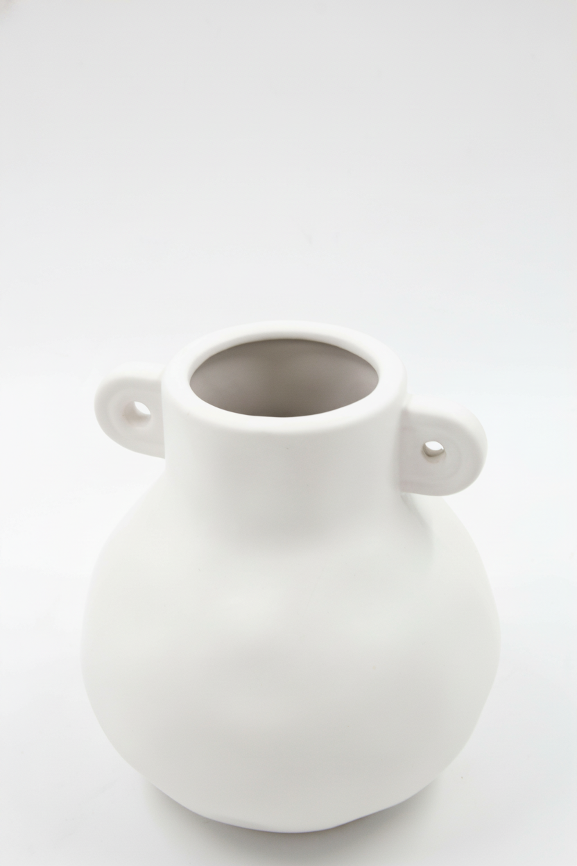 כד חרס JOL לבן 15*16