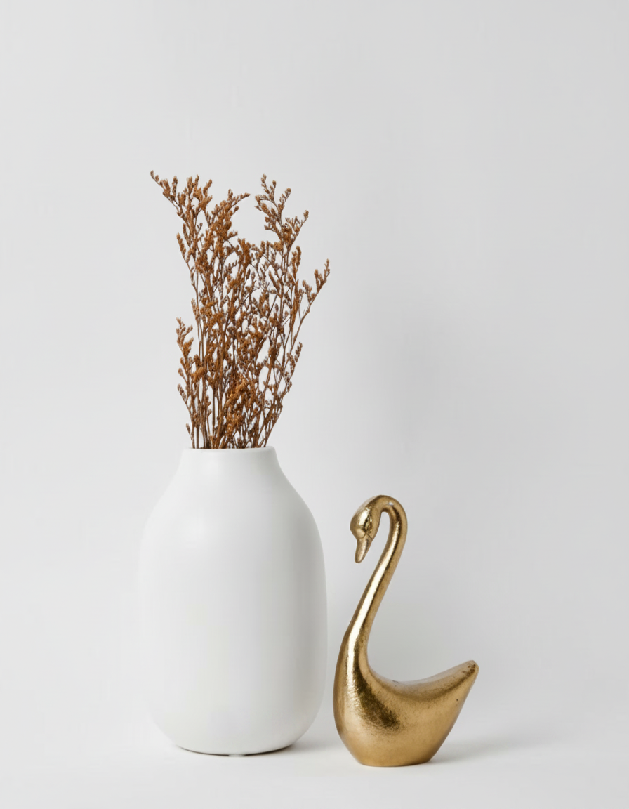 כד חרס OR לבן - 18 ס"מ