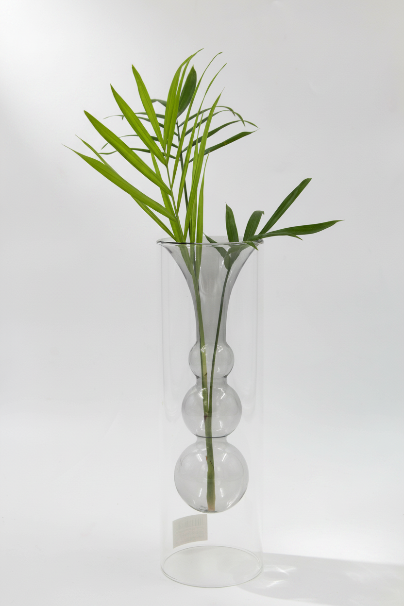 ואזה זכוכית DROP שקוף גדול 22*7