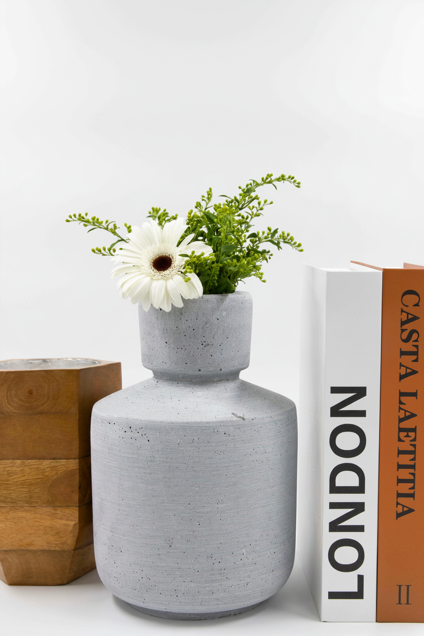 כד בטון CROP גדול 25*12 ס"מ