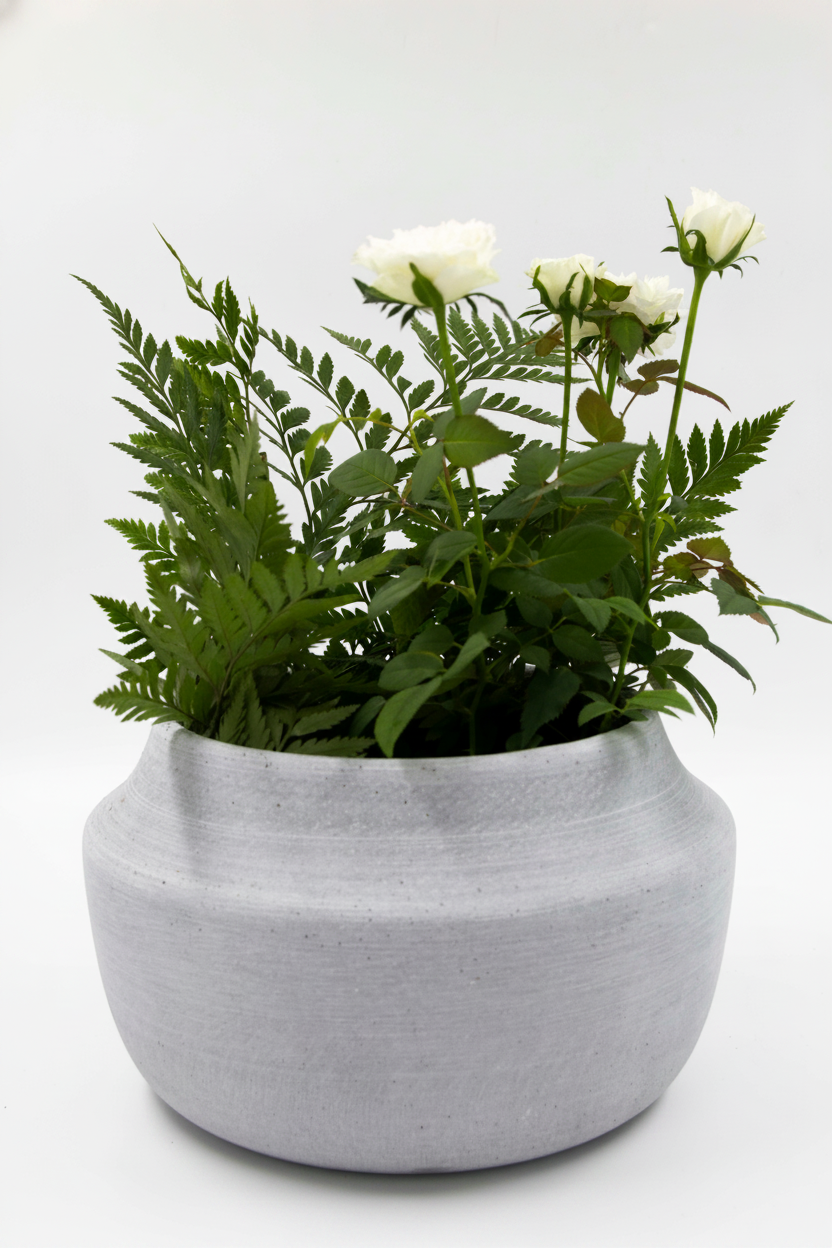 כד בטון OPEN גדול 15*16 ס"מ