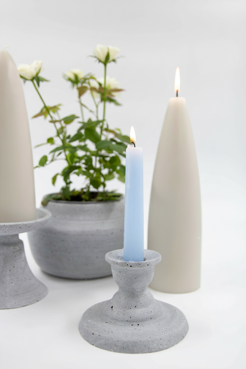 פמוט MINI בטון 9 ס"מ