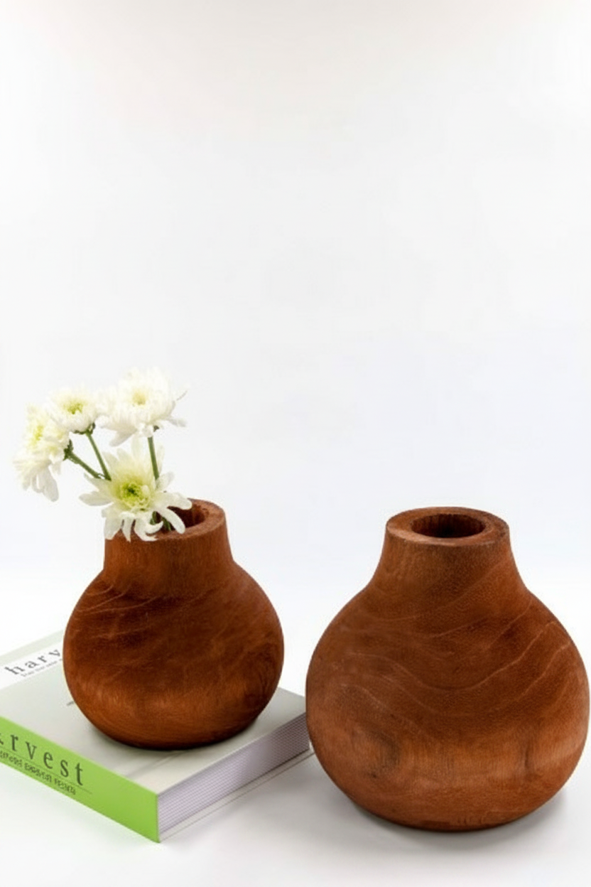 כד עץ WIDE גדול 20*11 ס"מ