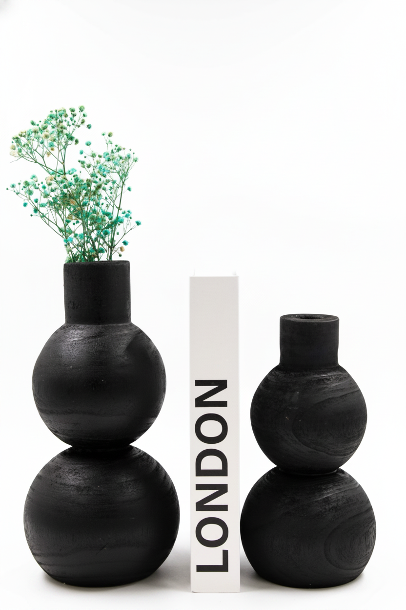 כד עץ שחור TUBE