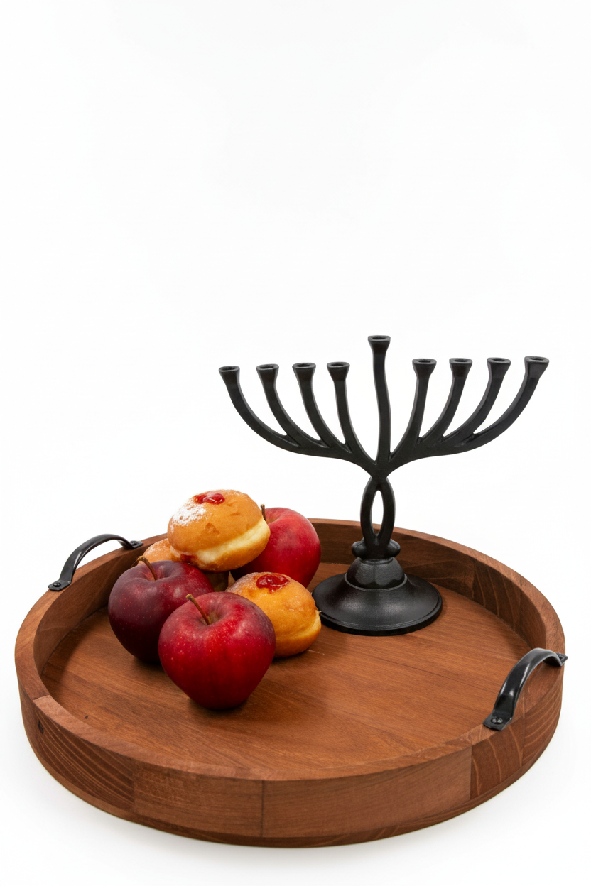 מגש עץ MASSA ידיות 35 ס"מ