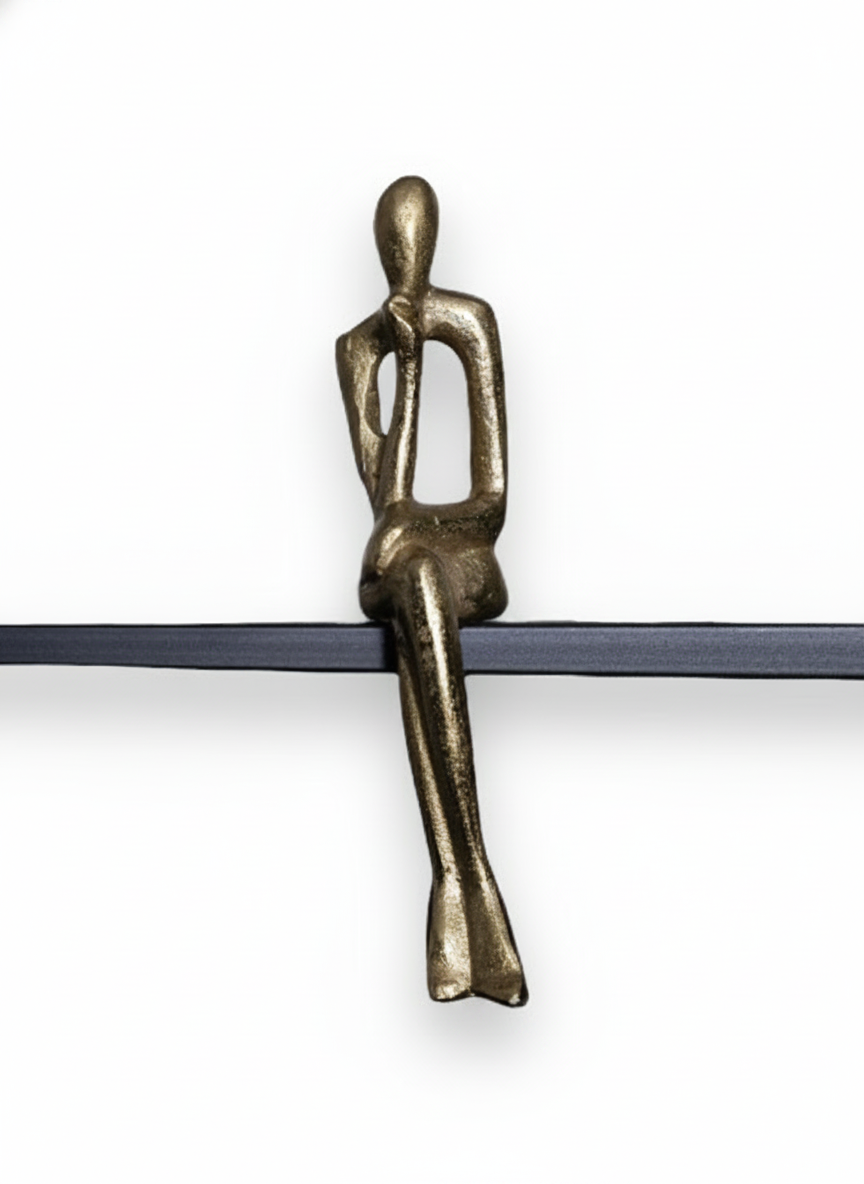 פסל דקורטיבי אישה זהב