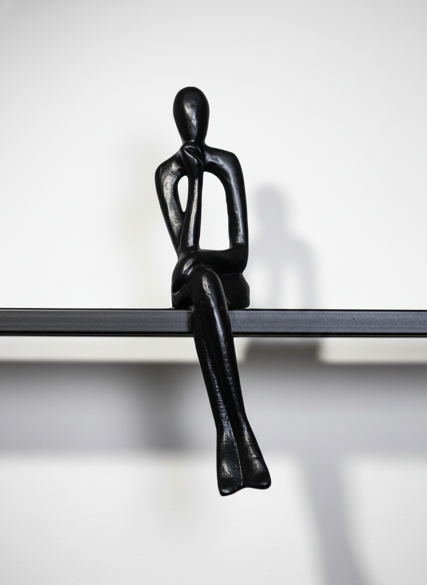 פסל דקורטיבי אישה שחור