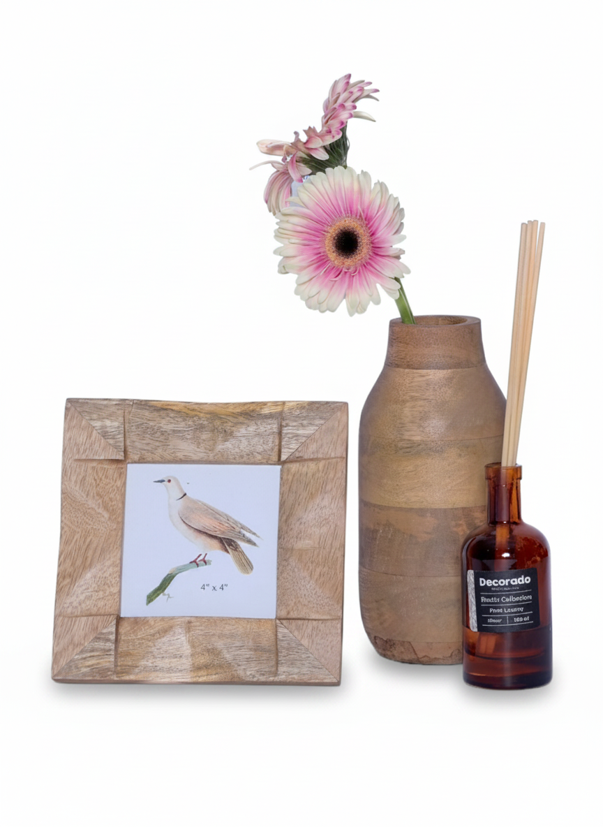 מסגרת עץ לתמונה מנגו ווש 17*17 ס"מ