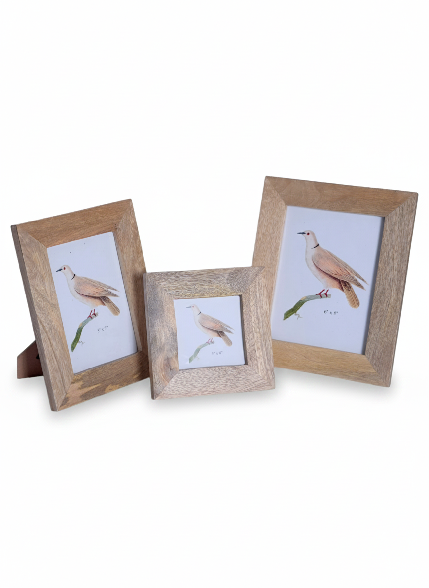 מסגרת לתמונה עץ מנגו 17*17 ס"מ