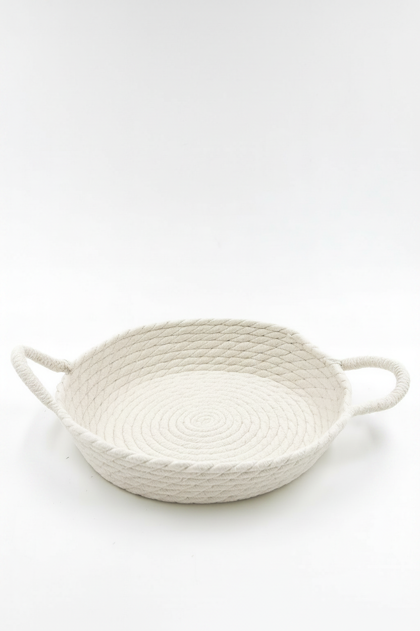 סלסלה קש ידיות 25 ס''מ