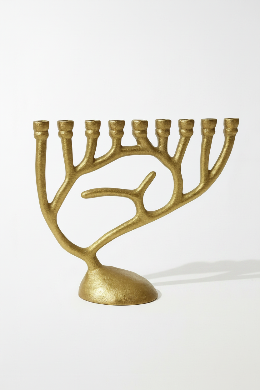 חנוכייה ALUMA זהב