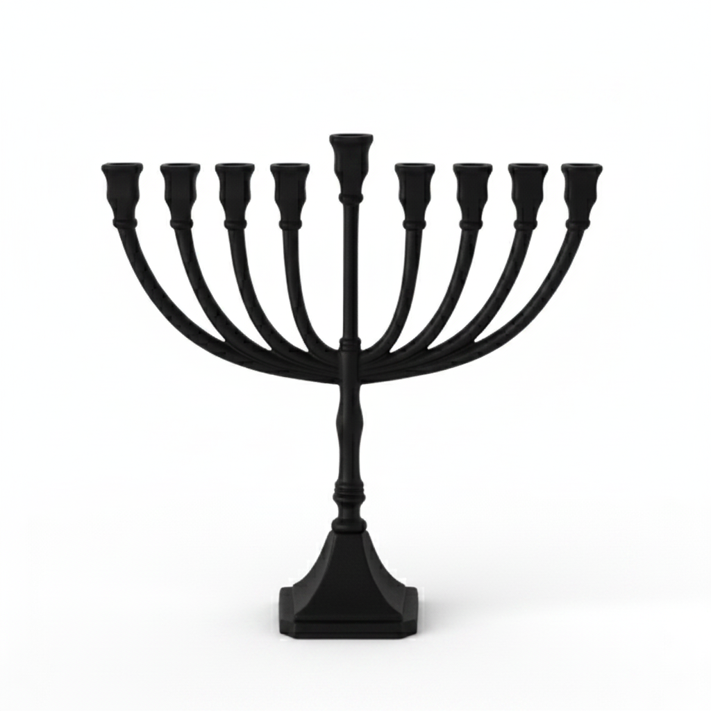 חנוכייה LUMEN שחור