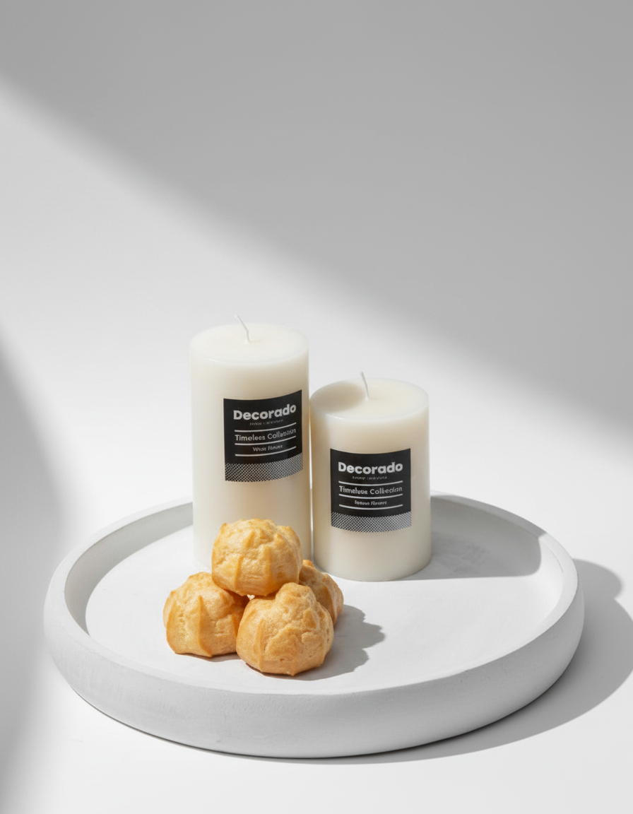 מגש עץ BOHO לבן