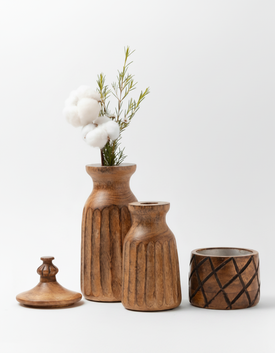 כד עץ טוסקני קטן 9*15 ס"מ