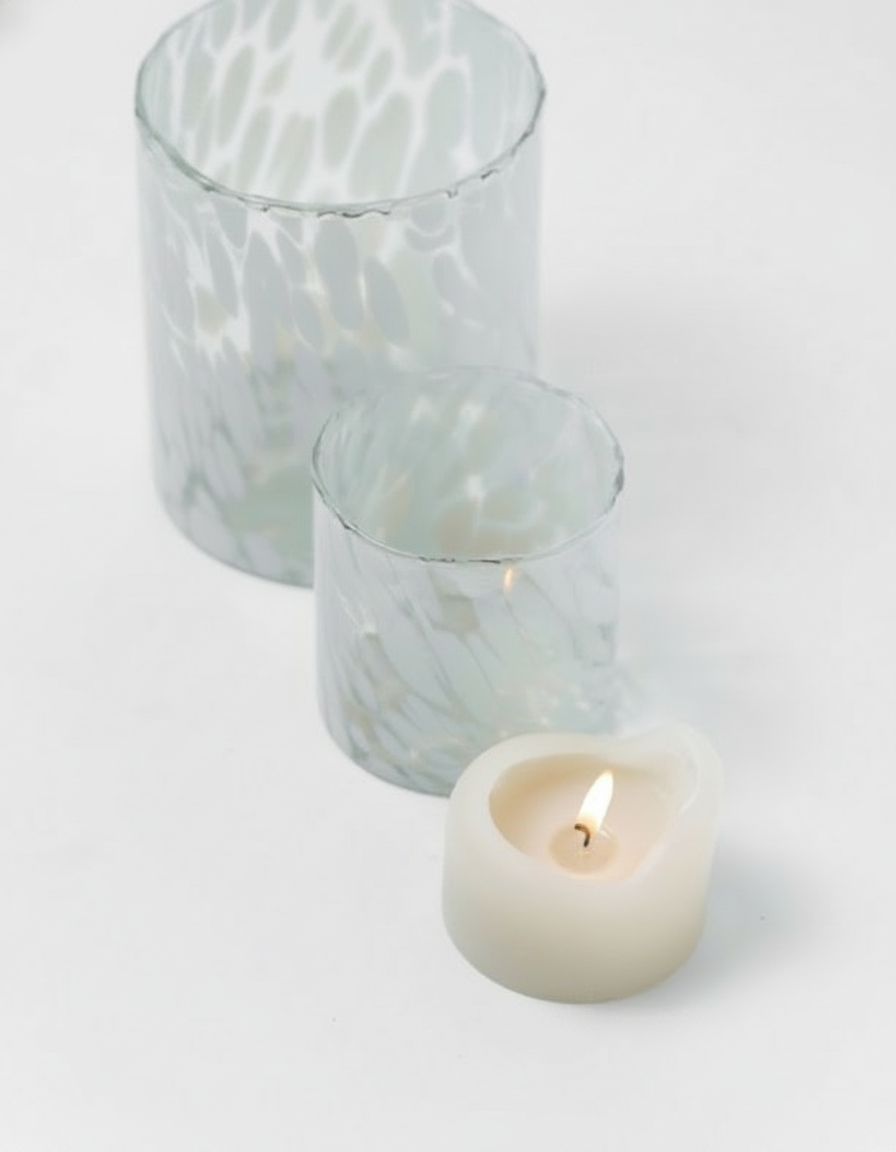 הוריקן זכוכית מארבל 8*9 ס"מ