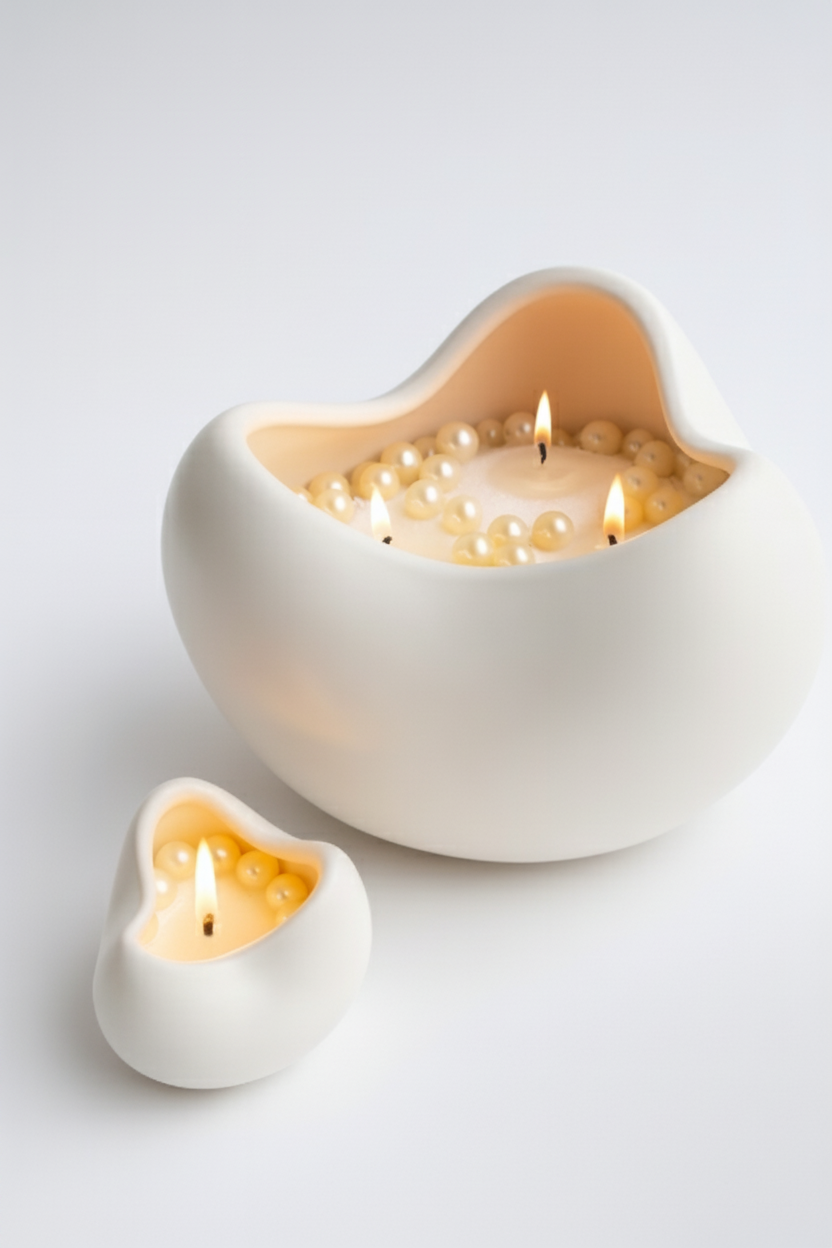 כד חרס KAV לבן