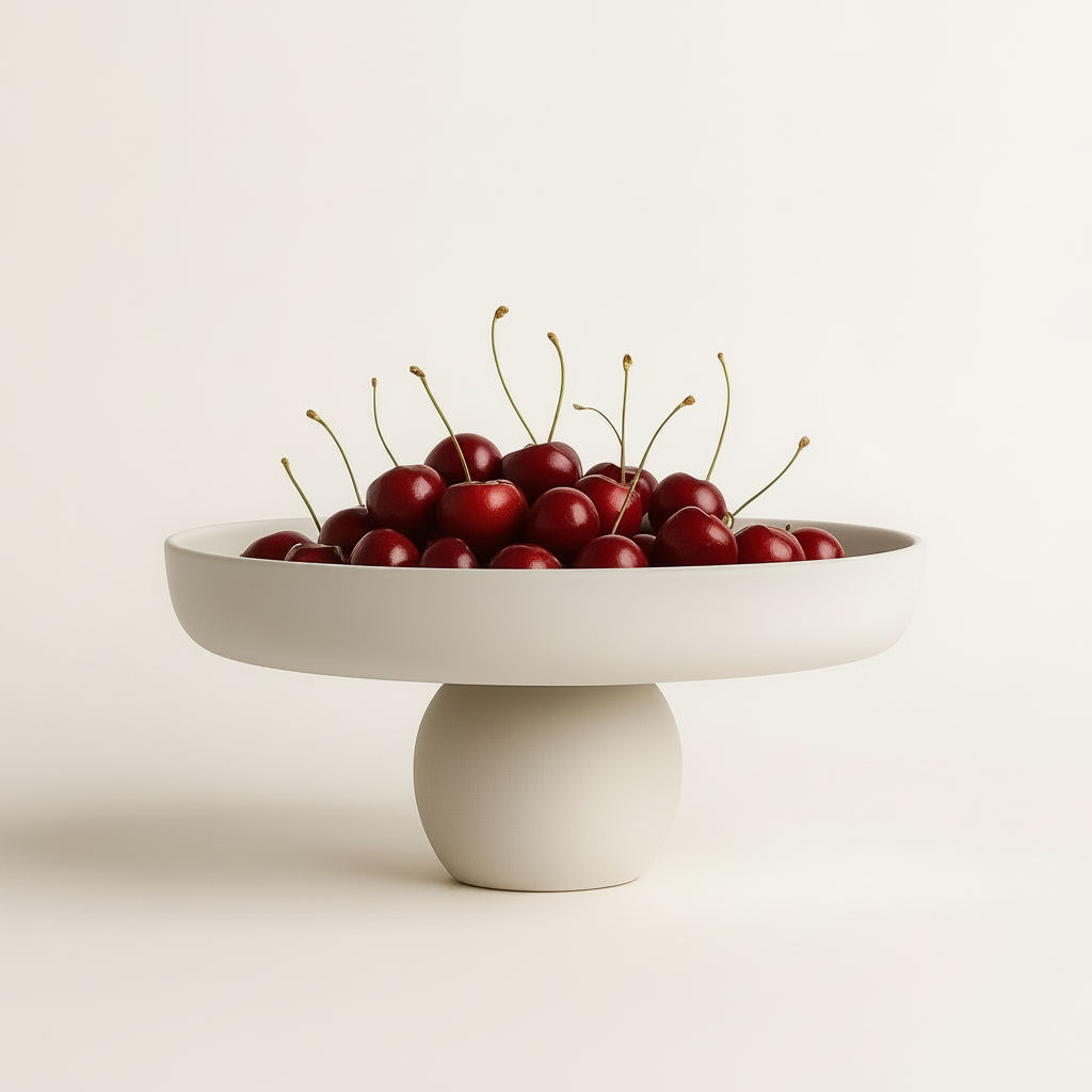 מגש NUR חרס לבן 30 ס''מ