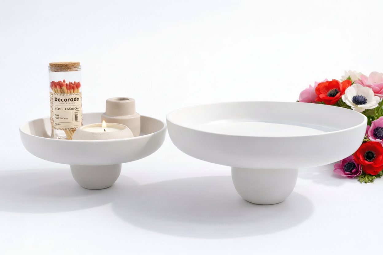 מגש NUR חרס לבן 20 ס''מ