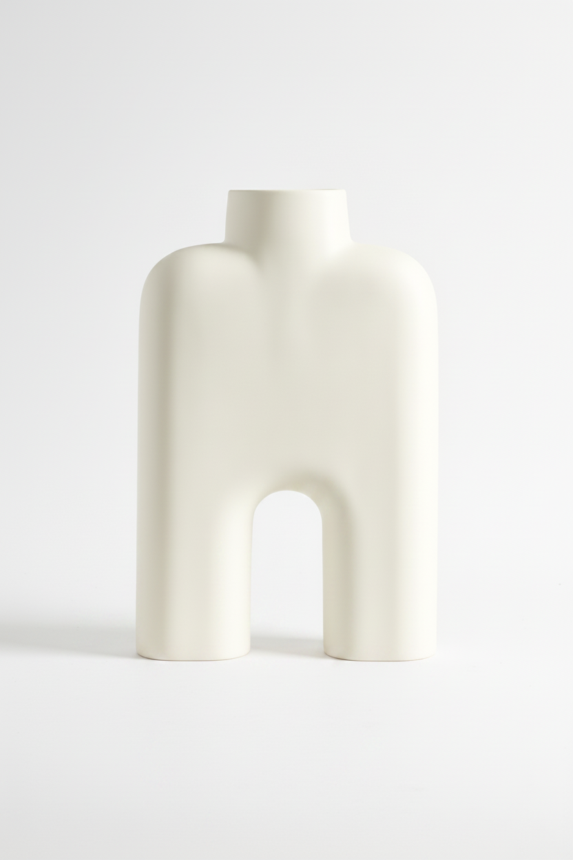 כד חרס FORMA לבן